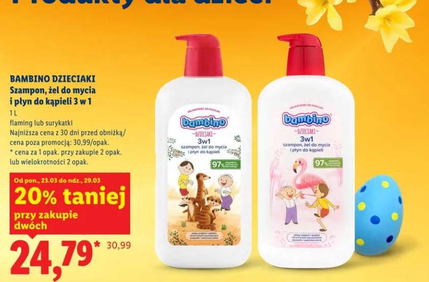 Szampon, żel do mycia i płyn do kąpieli 3 w 1