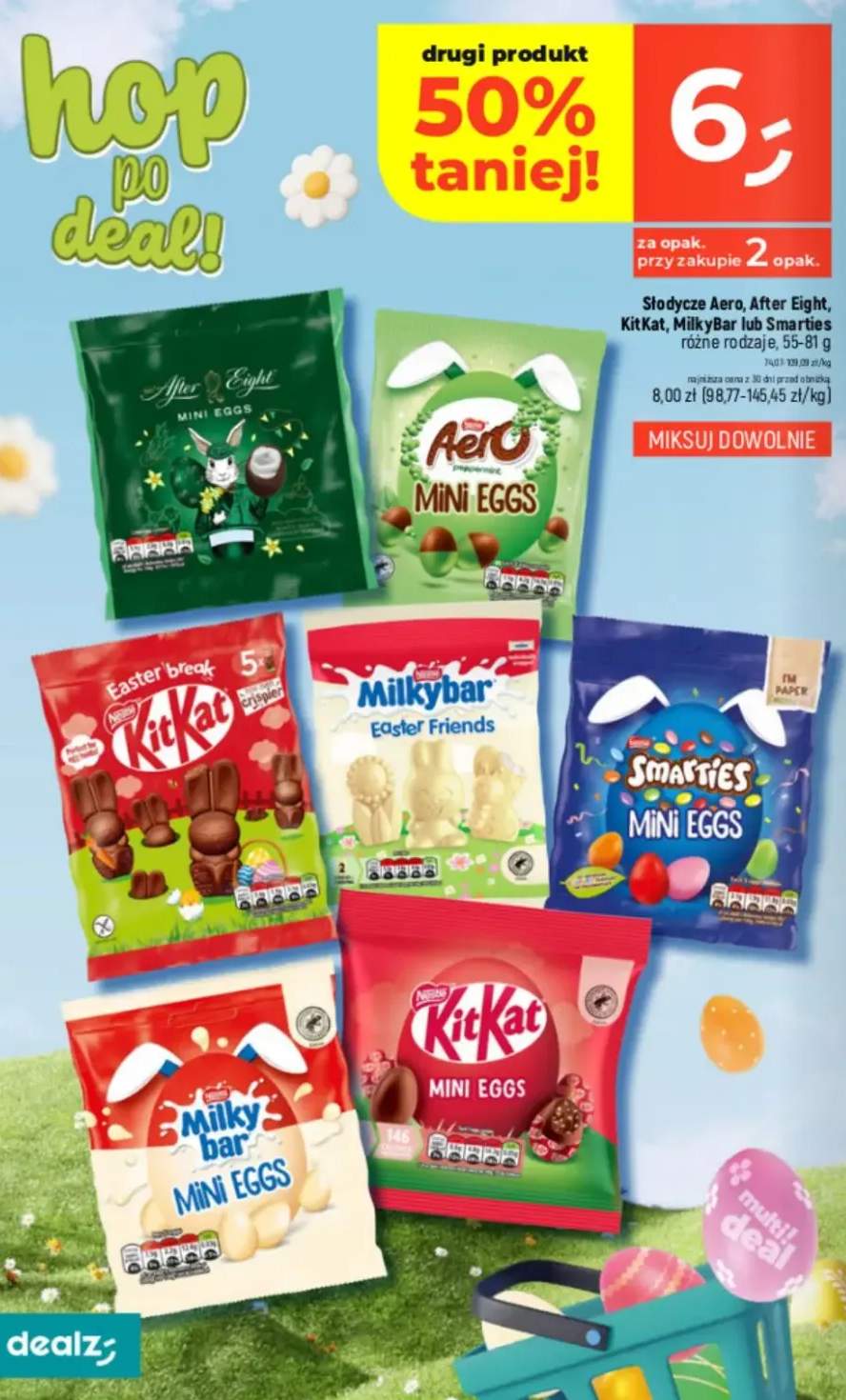 Słodycze Aero Mini Eggs