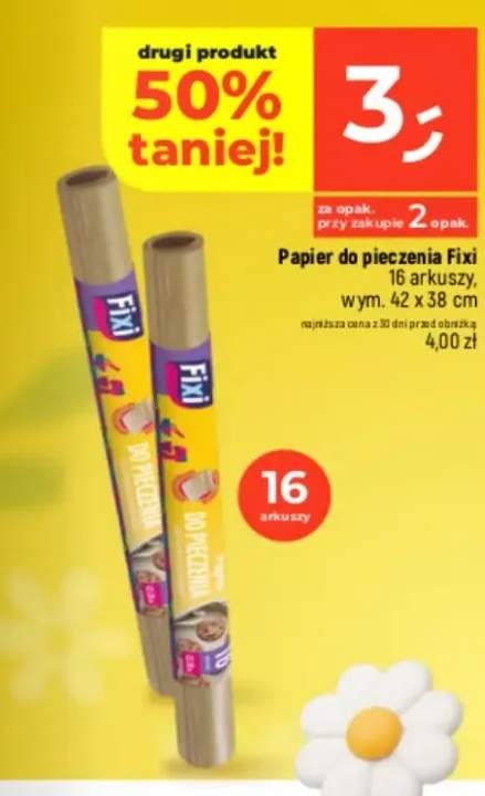 Papier do pieczenia 16 arkuszy, wym. 42 x 38 cm