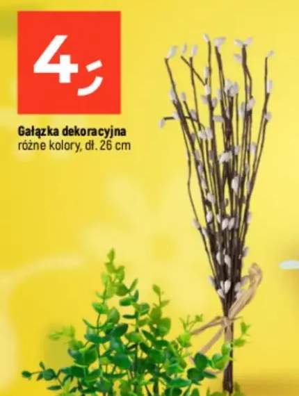 Gałązka dekoracyjna różne kolory