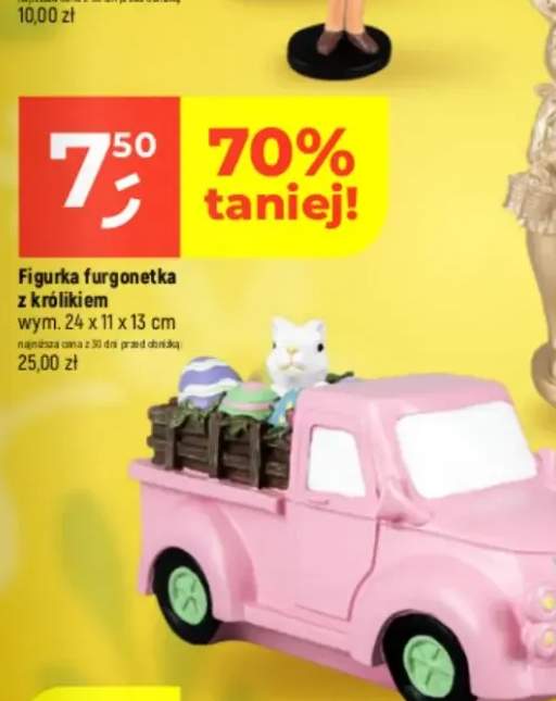 Figurka furgonetka z królikiem