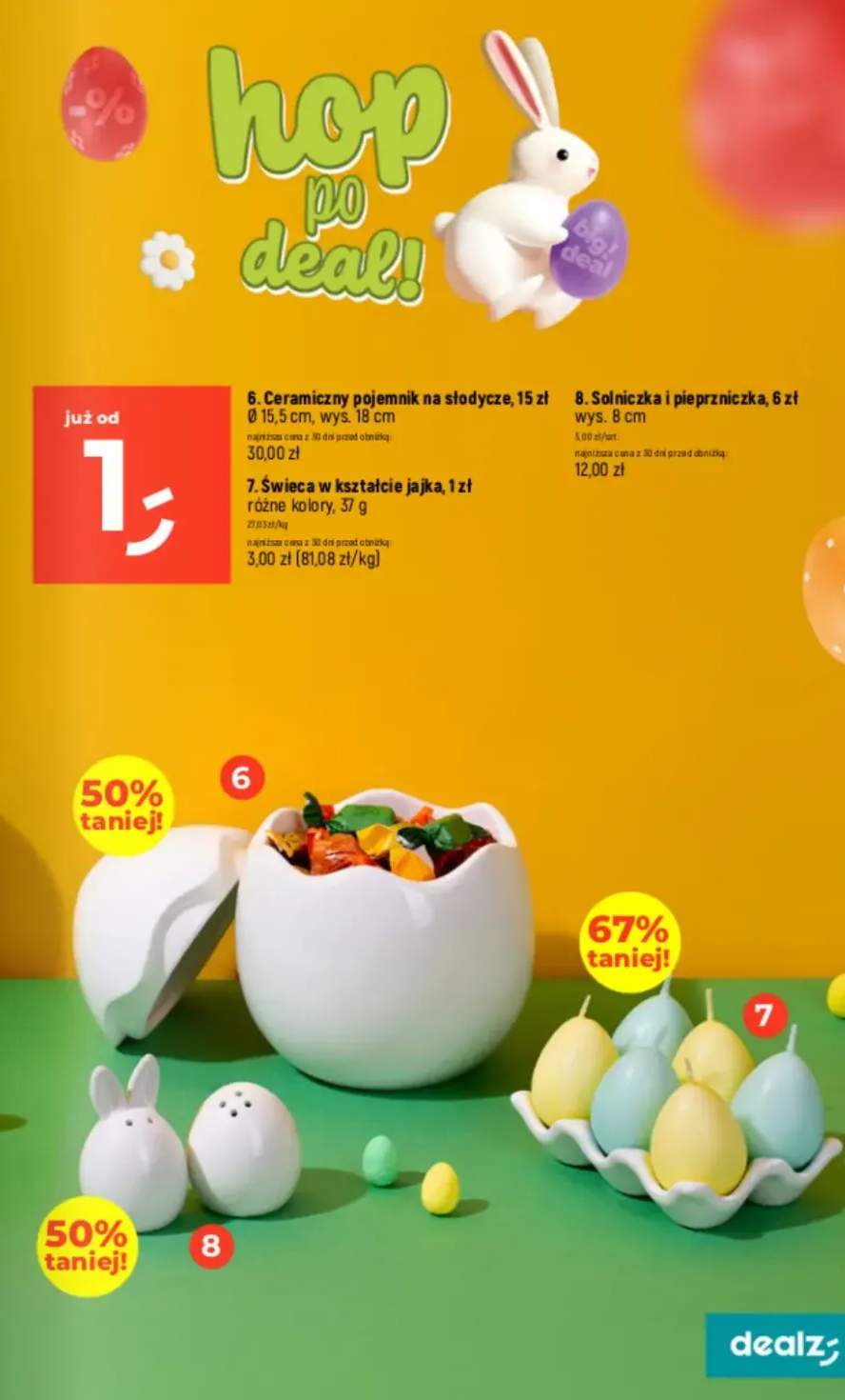 Świeca w kształcie jajka