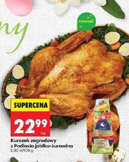 Kurczak zagrodowy z Podlasia jabłko-żurawina