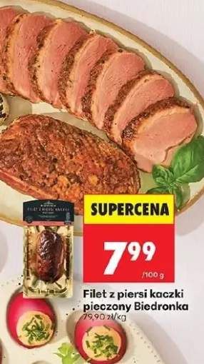 Filet z piersi kaczki pieczony