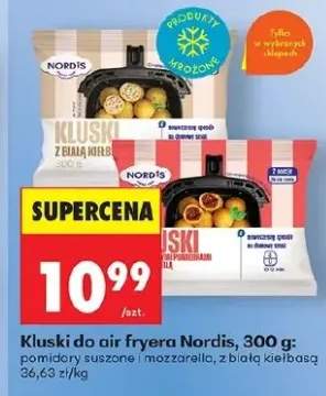 Kluski do air fryera z białą kiełbasą