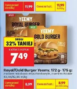 Burger Royal Burger Supreme Spicy z sosem miodowo-musztardowym
