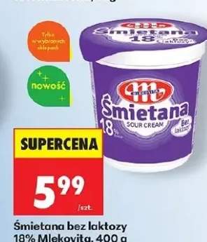 Śmietana bez laktozy 18%