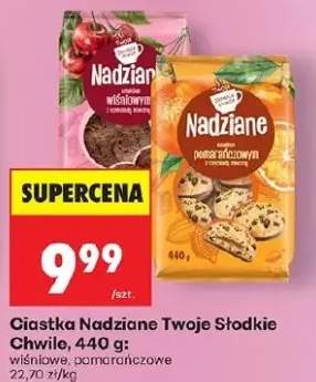 Ciastka Nadziane Twoje Słodkie Chwile wiśniowe