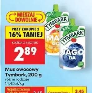 Mus owocowy różne rodzaje