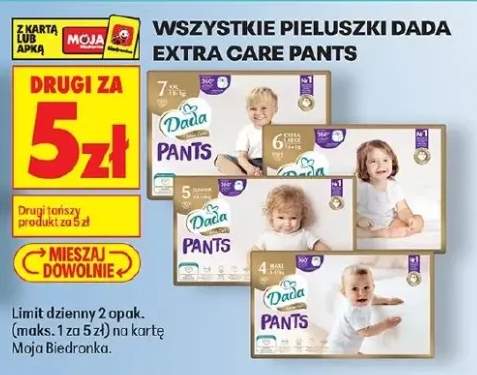 Pieluszki Pants rozmiar 7
