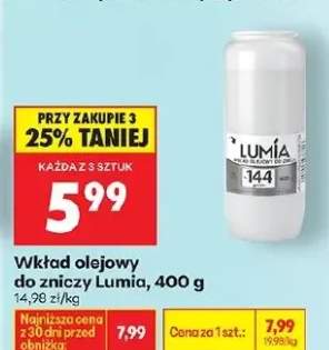 Wkład olejowy do zniczy