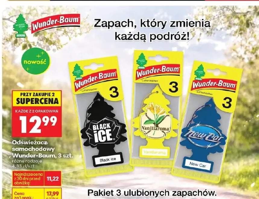 Odświeżacz samochodowy Black Ice