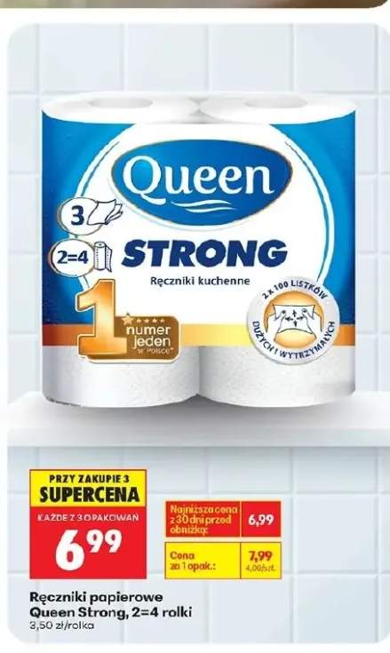 Ręczniki papierowe Strong, 2=4 rolki