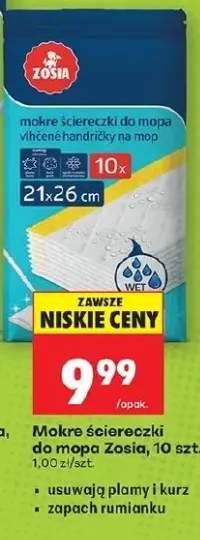 Mokre ściereczki do mopa