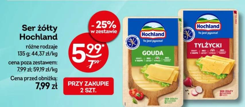 Ser żółty różne rodzaje