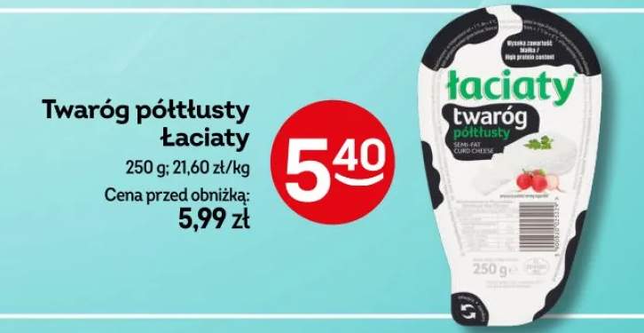 Twaróg półtłusty