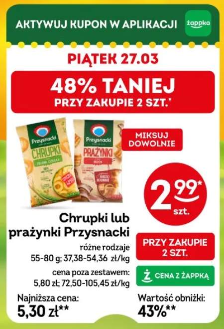 Chrupki lub prażynki Przysnacki