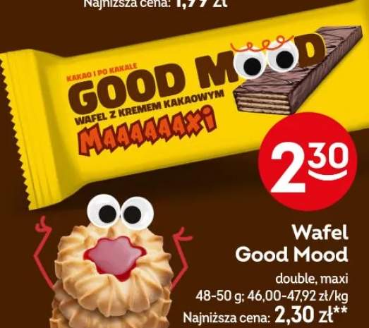 Wafel z kremem kakaowym