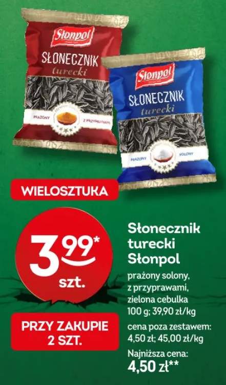 Słonecznik turecki prażony solony