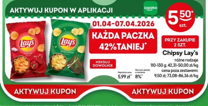 Chipsy różne rodzaje