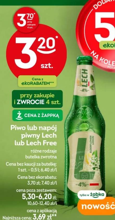 Piwo lub napój piwny różne rodzaje butelka zwrotna