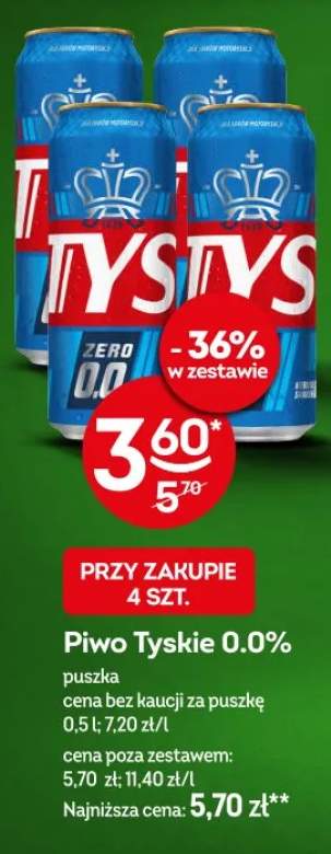 Piwo Tyskie 0.0%