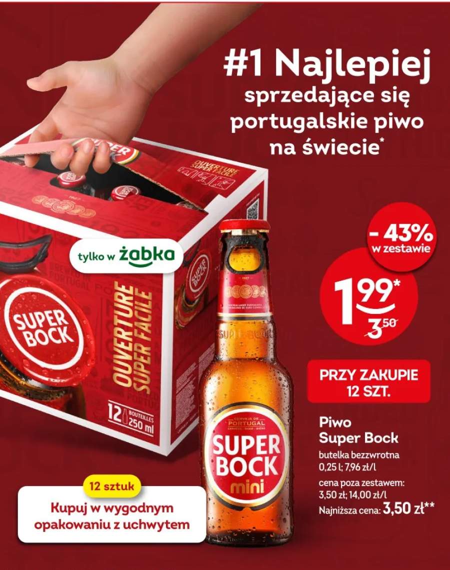 Piwo Super Bock butelka bezwrotna
