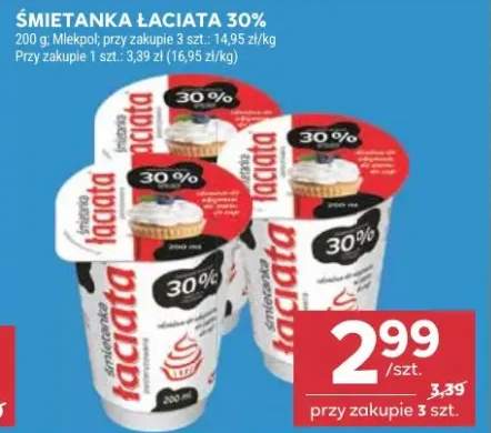 Śmietanka łaciata 30%