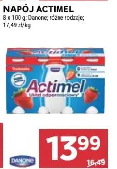Napój actimel różne rodzaje