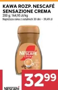 Kawa rozpuszczalna sensazione crema