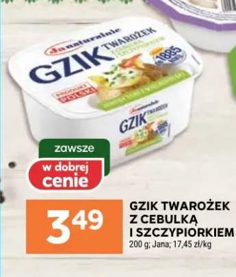 Gzik twarożek z cebulką i szczypiorkiem