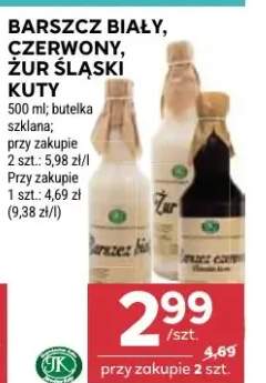 Barszcz biały, czerwony, żur śląski kuty