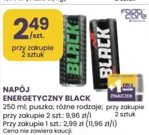 Napój energetyczny Black