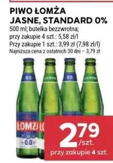 Piwo Łomża Jasne, Standard 0%