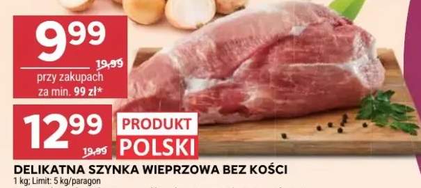 Szynka wieprzowa bez kości delikatna