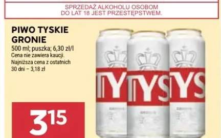 Piwo tyskie gronie