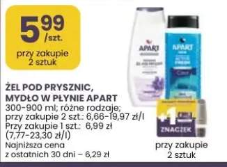 Żel pod prysznic, mydło w płynie apart