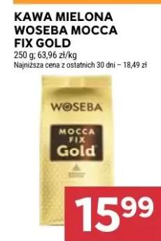 Kawa mielona Woseba Mocca Fix Gold