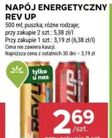 Napój energetyczny rev up