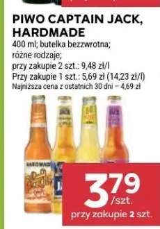 Piwo captain jack, harnazie