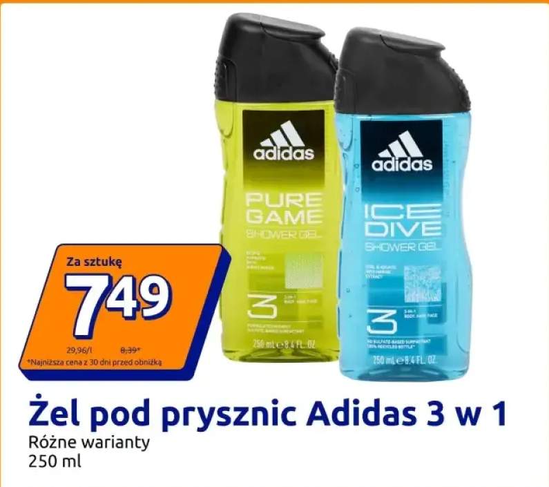 Żel pod prysznic 3w1 różne warianty