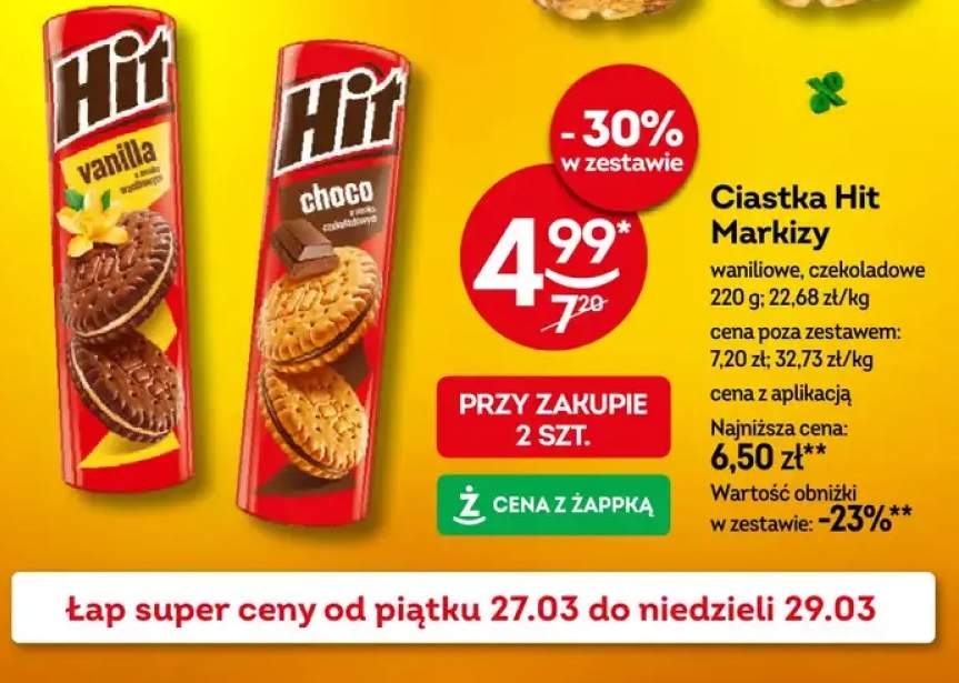 Ciastka Markizy czekoladowe