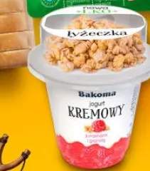 Jogurt kremowy z malinami i ananasem