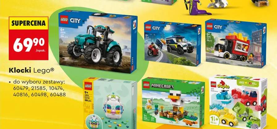 Klocki Lego do wyboru zestawy: 60479, 21585, 10474, 40816, 60498, 60488