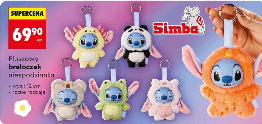 Pluszowy breloczek niespodzianka