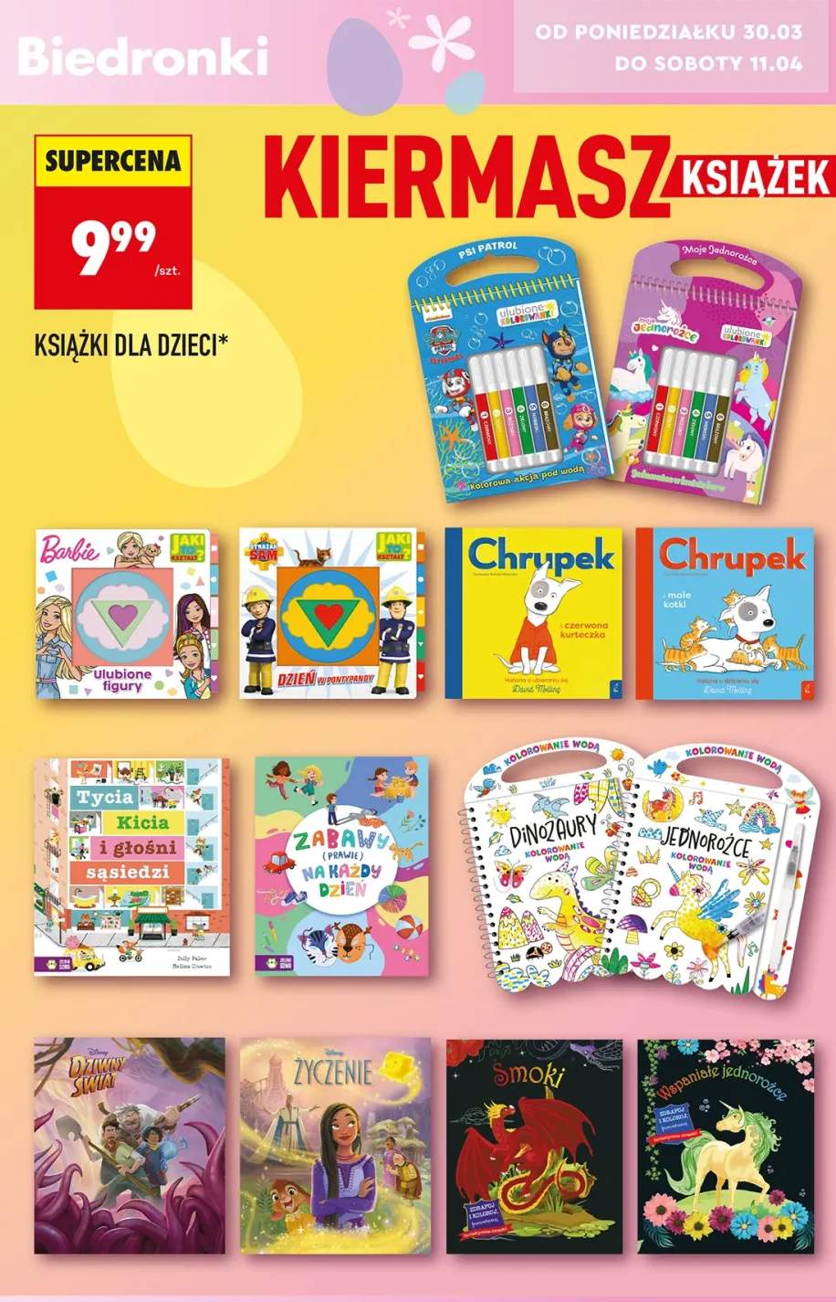 Książki dla dzieci różne rodzaje