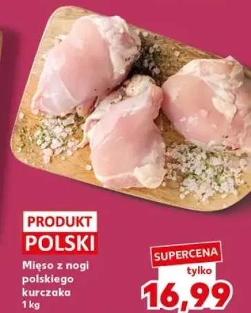Mięso z nogi polskiego kurczaka