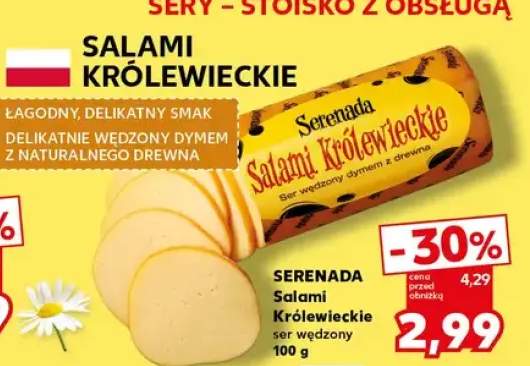 Salami Królewieckie ser wędzony