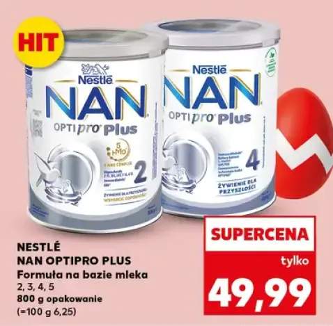 Formuła na bazie mleka NAN Optipro Plus 2, 3, 4, 5