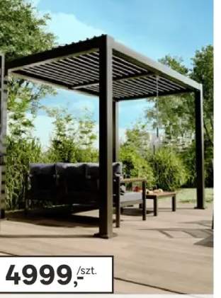 Pawilon ogrodowy pergola Clima 313x198x229 cm antracytowy